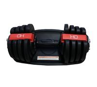 x2 Adjustable Dumbbells 40KG Pair Set - 40KG Changeable Weights (80KG Total Dumbbell Weight) - Space-Saving - Safety Locking Mechanism, Home Gym Strength Training Equipment Bodybuilding - OX