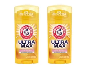 x2 Arm & Hammer UltraMax - Solid Antiperspirant Deodorant, Powder Fresh, 73g