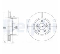 x2 Brake Disc BG3735 Fits Lexus Toyota ES Camry Harrier Previa Estima Windom