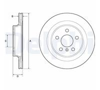 DELPHI BG4778C Brake disc