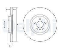 x2 Brake Disc BG4780C Fits BMW Mini 1 Series 2 Series X1 X2 Mini Countryman