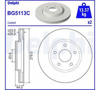 DELPHI BG5113C Brake disc