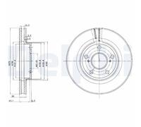 DELPHI BG2782 Brake disc
