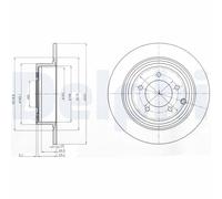 2x New Brake Disc for CHRYSLER DODGE JEEP MITSUBISHI:ASX,RVR,CIRRUS,SEBRING