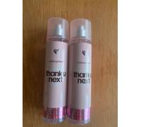 X2 Brand New ARIANA GRANDE Body Mist Spray 236ml DUO - Thank U Next
