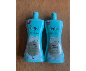 X2 Brand New FENJAL Enfrischend Body Lotion 400ml - Normal Skin ( German Text )
