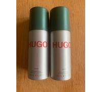 X2 Brand New HUGO BOSS Man Deodorant Spray 150ml DUO- Full Size