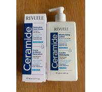 X2 Brand New REVUELE Ceramide Dry Skin Moisturizing Body Lotion & Hand Cream DUO