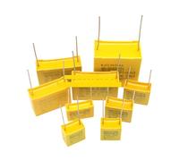 X2 capacitor 275VAC 275V Pitch 7.5MM 10MM 15MM 22.5MM 27.5MM 0.01UF ~ 2.2UF Polypropylene film capacitor 10NF 100NF 1UF(1.5UF 27.5MM 100PCS)