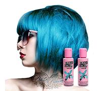 X2 Crazy Color Semi-Permanent Bubblegum Blue Hair Dye