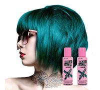 X2 Crazy Color Semi-Permanent Colour Hair Dye 100ml (Pine Green)