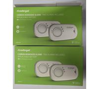 x2 FireAngel FA3313 Carbon Monoxide Alarm - White (2 Packs) total 4 alarms