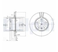 Delphi BG3043 Brake Disc