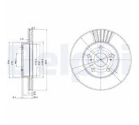 DELPHI BG3171 Brake disc