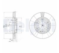 DELPHI BG3193 Brake disc