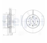 DELPHI BG3810 Brake disc