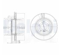 DELPHI BG3938 Brake disc