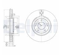 DELPHI BG3988 Brake disc