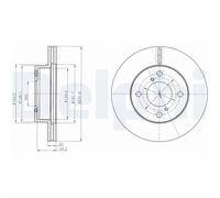 DELPHI BG4271C Brake disc