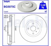 DELPHI BG5075C Brake disc