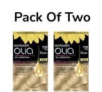 X2 Garnier Olia Permanent Hair Colour - 9.30 Caramel Gold (The Golds Collection)