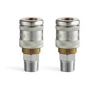 x2 Genuine PCL Air Line 100 Series Male Coupling 1/2 BSP Fitting Connector