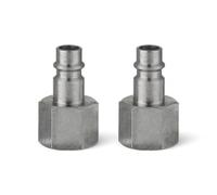 x2 Genuine PCL Air Line XF Euro Range Female Adaptor 3/8 BSP Fitting Connector