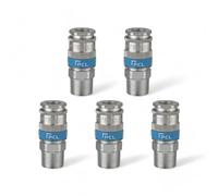 x2 Genuine PCL Air Line XF Euro Range Male Coupling 1/2 BSP Fitting Connector