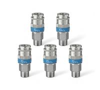 x2 Genuine PCL Air Line XF Euro Range Male Coupling 3/8 BSP Fitting Connector