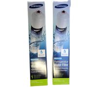 x2 genuine Samsung HAFEX/EXP Aqua Pure DA29-10105J fridge water filter cartridge