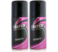 x2 Insette Density Mens Deodorant Body Spray 150ml