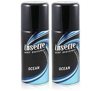 x2 Insette OCEAN Mens Deodorant BODY SPRAY 150ml