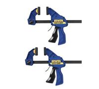 x2 Irwin Quick Grip Quick Change 300mm 12 Inch Bar Clamp Q/G5122QC XMS24CLAMPS