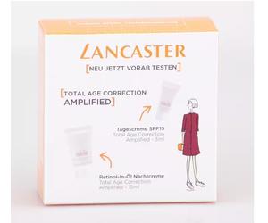 X2 LANCASTER Total Age Correction Anti-age Day&Night Cream Glow Amplifier Mini