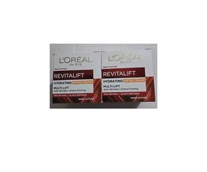 X2 L'oreal Paris Revitalift Hydrating SPF 30 Multi-lift Cream 100ml Total RRP£34