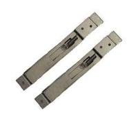 x2 Number Plate Clips, Quick Release, UK, Square, Trailer, Horsebox, Caravan,