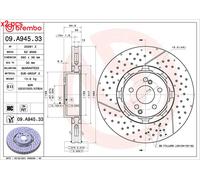 X2 PCS 09.A945.33 BRAKE DISC BREMBO