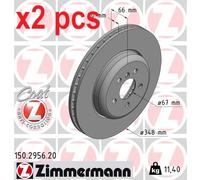 X2 PCS 150.2956.20 BRAKE DISC ZIMMERMANN