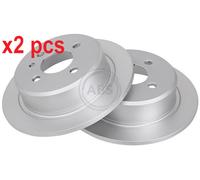 2x Original A.B.S. Brake Disc 15726 for BMW