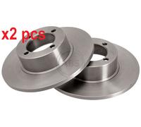 2x Original A.B.S. Brake Disc 15747 for Opel Vauxhall