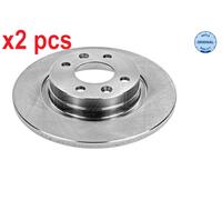 X2 PCS 16-15 521 0005 BRAKE DISC MEYLE