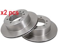 2x Original a. B. S. S. Brake Disc 16022 for Nissan