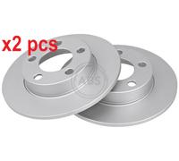 A.B.S. Brake disc 16883 230 9 5 100 solid VOLKSWAGEN: Polo V Hatchback, Golf 4, Polo IV Hatchback, SKODA: Octavia II Hatchback, Rapid Spaceback