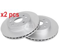 2x Original a. B. S. S. Brake Disc 17425 for Kia