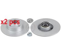 X2 PCS L&R SIDES BRAKE DISC 17542C
