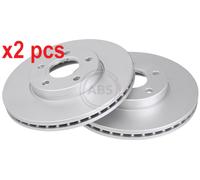 A.B.S. Brake disc 17586 278 25 5 108 Vented Coated FORD: FOCUS 3, Focus 2, C-Max 2, VOLVO: S40 II, C30, V50