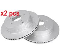 X2 PCS L&R SIDES 17764 BRAKE DISC A.B.S.