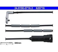 WARNING CONTACT BRAKE PAD WEAR 24.8190-0716.2 FOR VAUXHALL CARLTON/Mk/III 2.6L