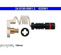 WARNING CONTACT BRAKE PAD WEAR 24.8190-0961.2 FOR MERCEDES-BENZ M-CLASS/SUV 2.7L