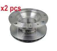 X2 PCS 29163 FRONT AXLE BRAKE DISC FEBI BILSTEIN